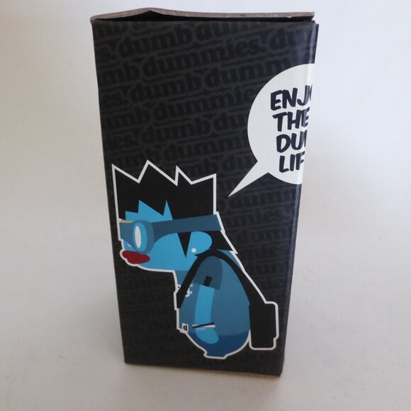 NEW 2006 TOBYHK DUMB DUMMIES BLUE DESIGNER VINYL COLLECTIBLE FIGURE - Picture 9 of 12